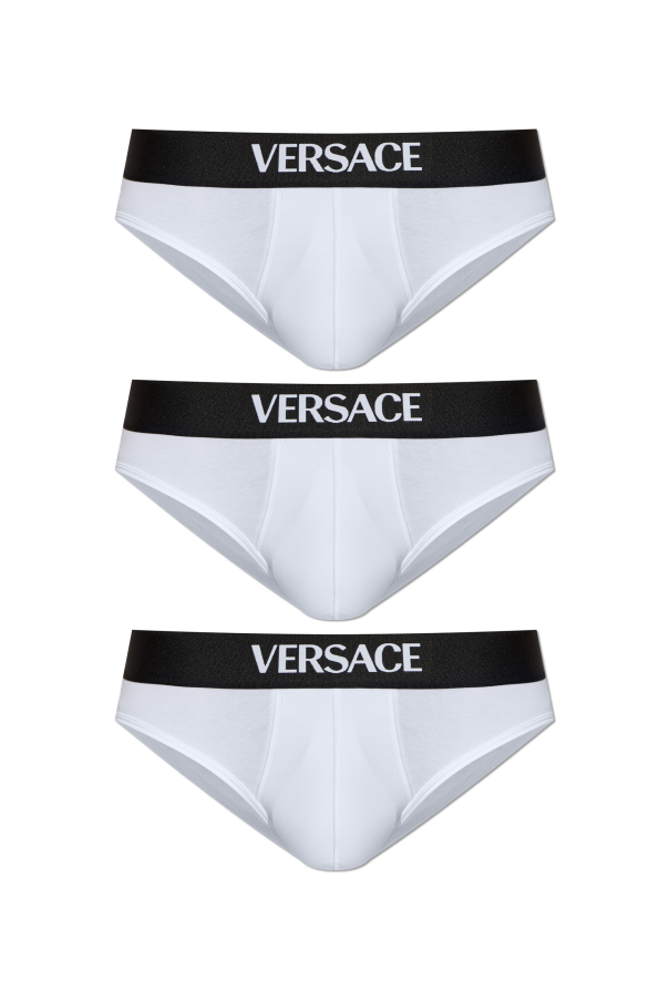 Three-pack briefs with logo, zdjęcie 1 Three-pack briefs with logo od Versace