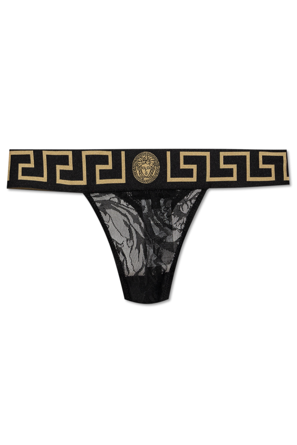 Lace thongs od Versace
