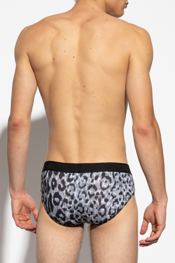 Versace Slips con motivo animal