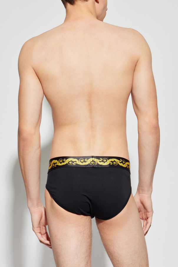 Versace Slips mit Logo