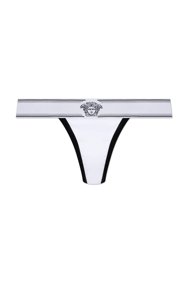 Cotton logo thong od Versace