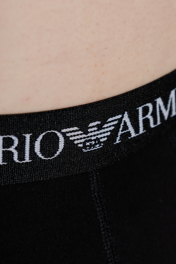 Emporio Armani Emporio Armani logo-print leather crossbody bag