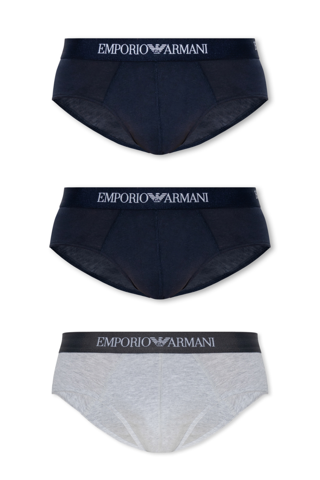 Куртка шкіряна чоловіча armani jean's оригінал - pack Emporio Armani -  StclaircomoShops Spain - Multicolour Cotton briefs 3