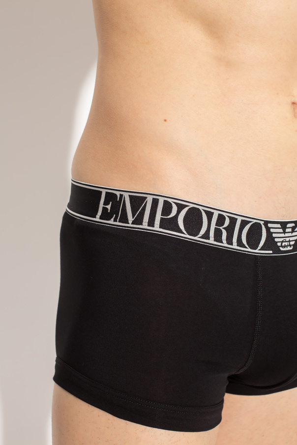 Emporio wool-blend armani Boxers with logo