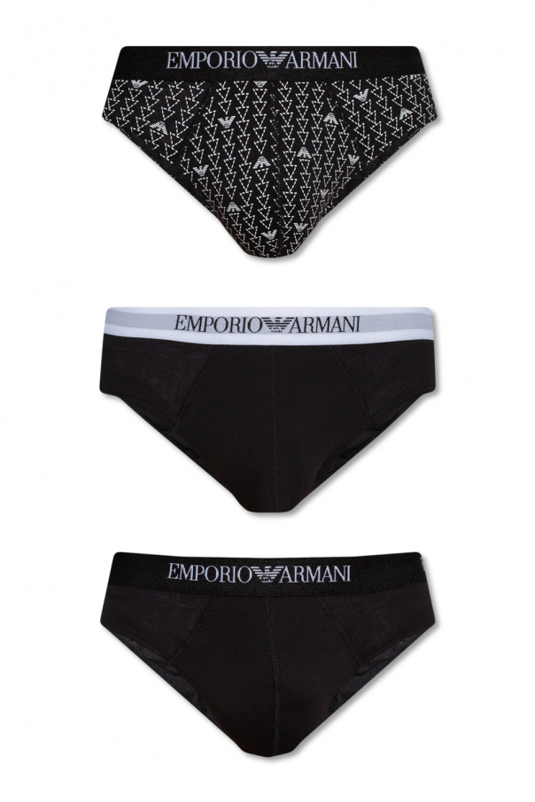 Emporio Armani Branded briefs 3-pack