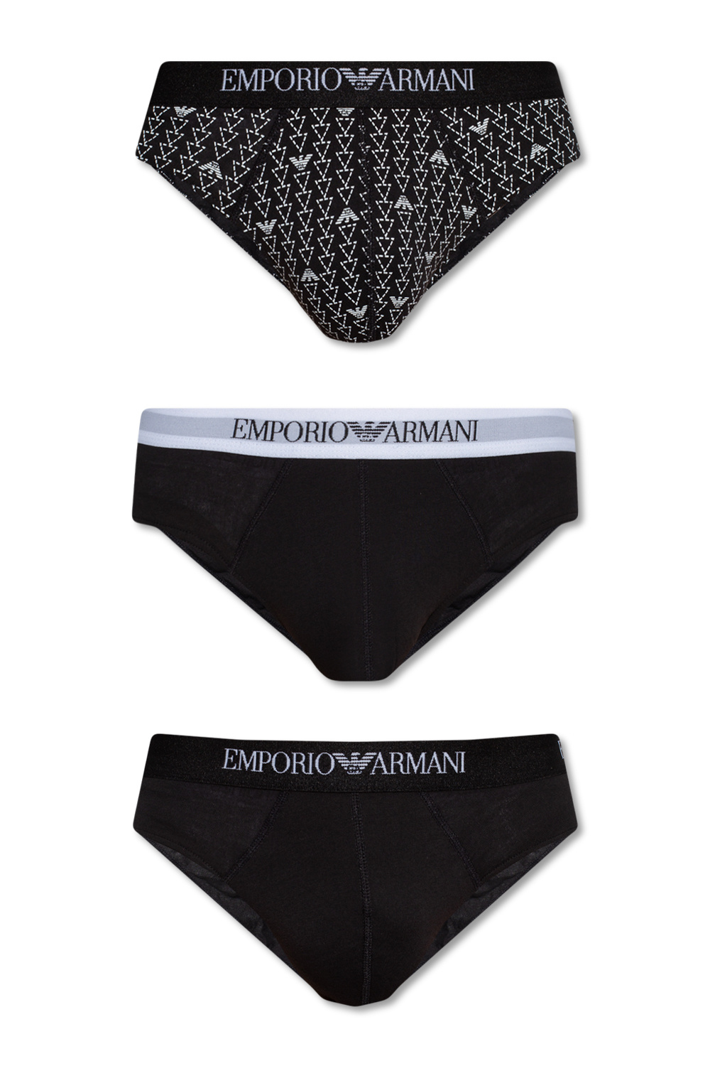 Emporio Armani Branded briefs 3-pack