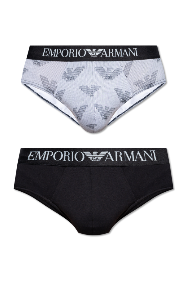 Emporio Armani Giorgio Armani logo-print crew neck sweater
