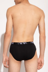 Emporio Armani BLACK Branded briefs 3-pack