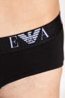 Emporio Armani BLACK Branded briefs 3-pack
