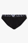 Emporio Armani logo-patch low-top trainers Nero