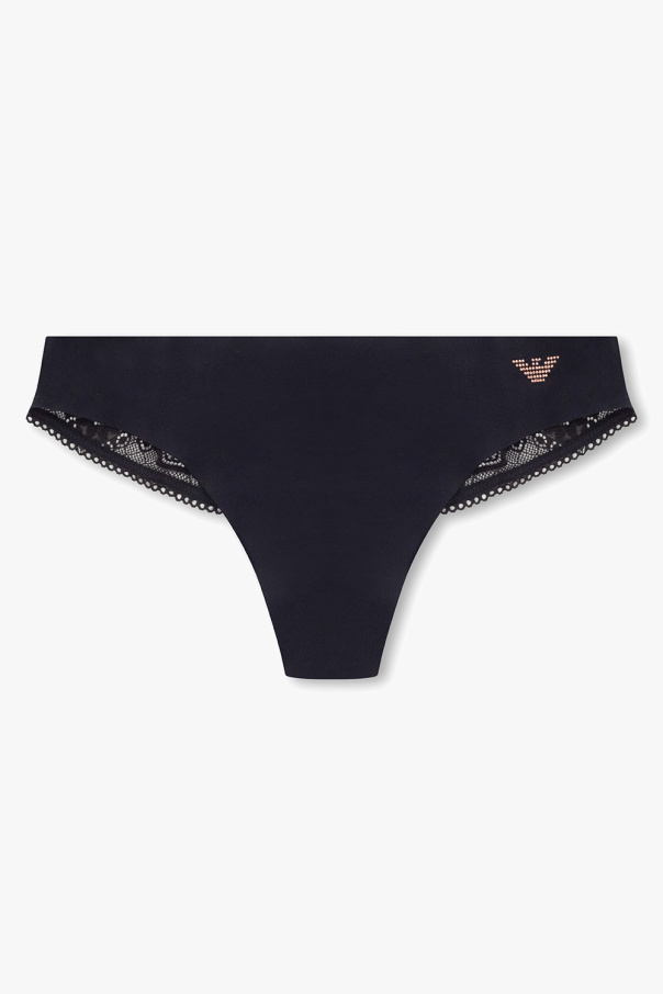 Emporio Armani Thong with lace back
