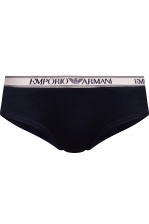 Emporio Armani logo-print detail sneakers