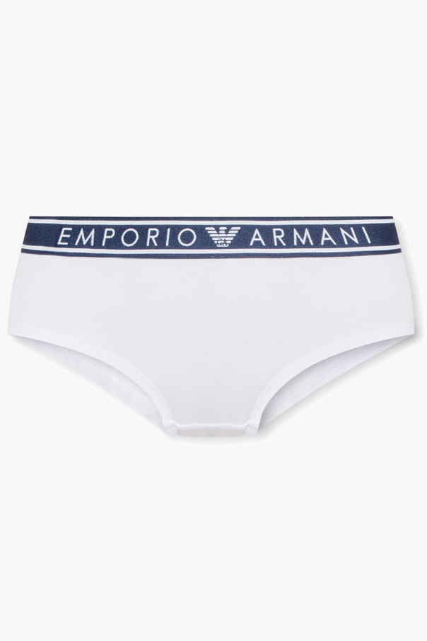 Emporio Armani pattern Cotton briefs with logo