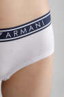 Emporio Armani WHITE Cotton briefs with logo