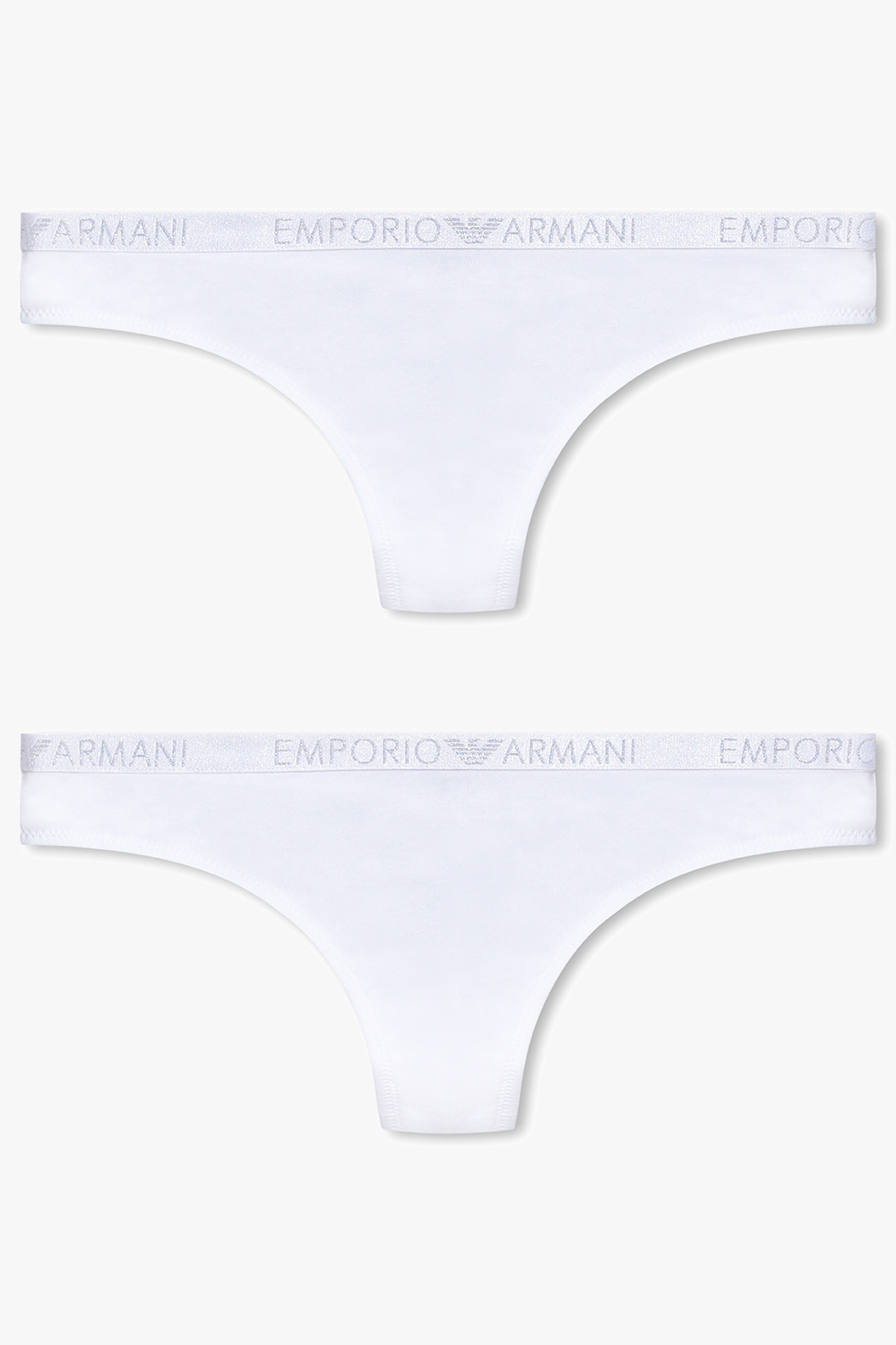Emporio Armani Branded thong two-pack | Women's Clothing | Vitkac