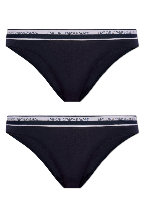 Emporio Armani Two-pack of briefs with logo