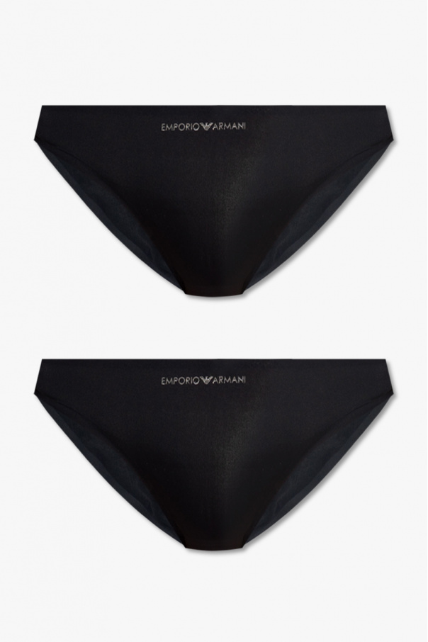 Emporio Armani Emporio Armani striped logo print belt bag