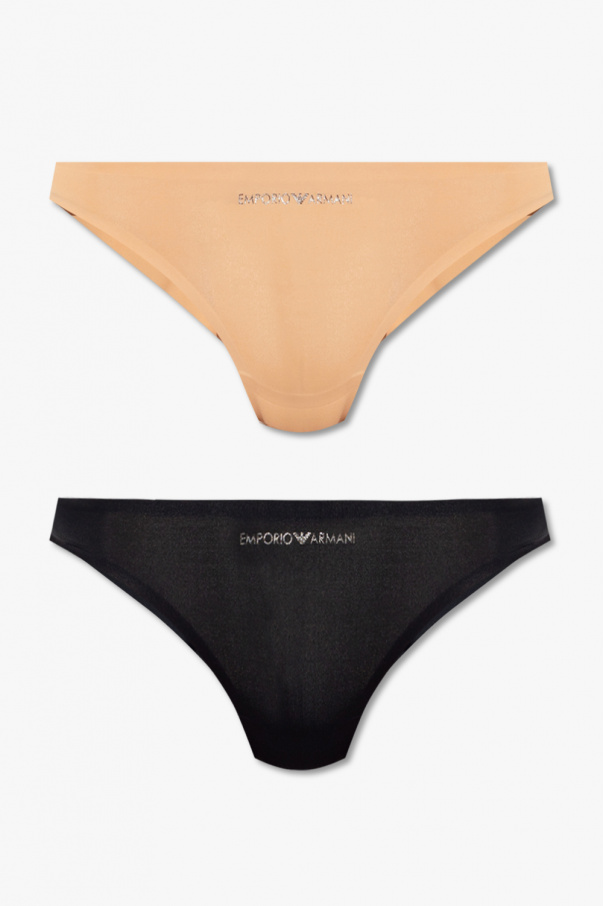 Emporio Armani exchange Branded thong 2-pack