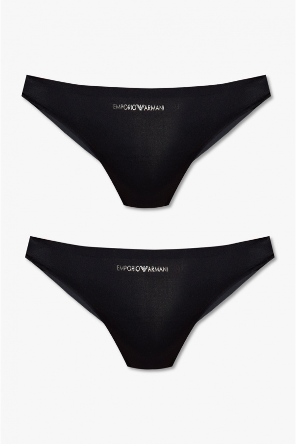 Emporio Armani 1A300 Branded thong 2-pack