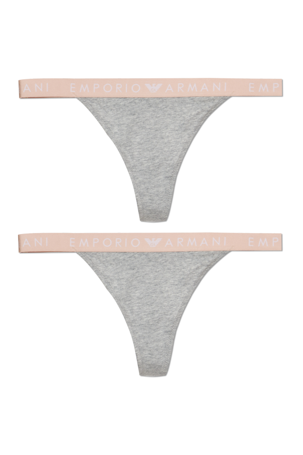 Emporio Armani Two-Pack Thongs