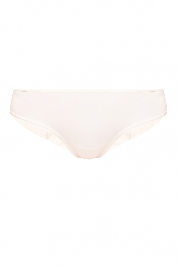 Marlies Dekkers Cream briefs with a decorative trim from Marlies Dekkers