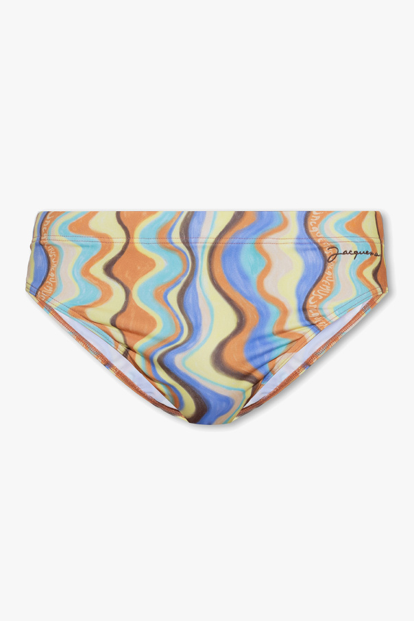 Patterned swimming briefs od Jacquemus