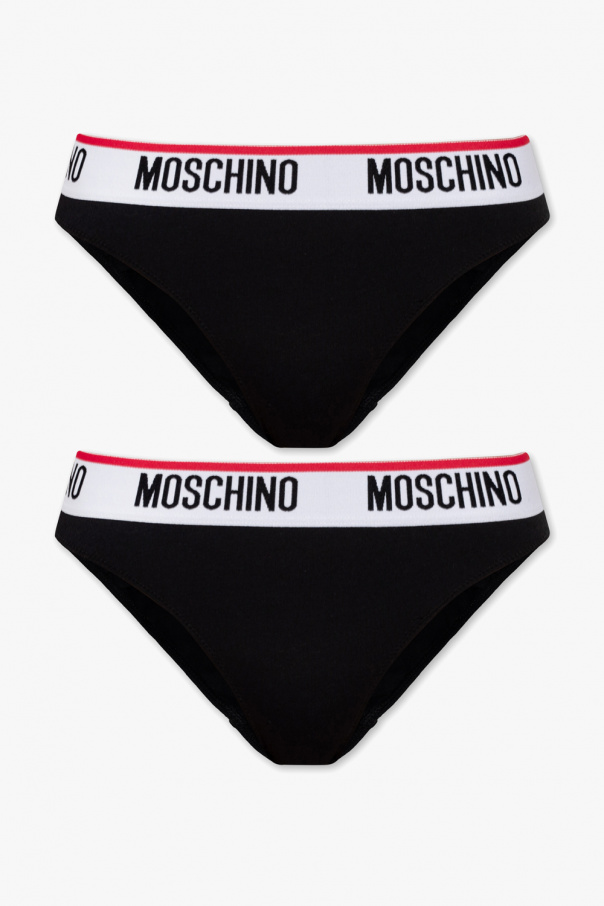 Moschino Branded briefs two-pack