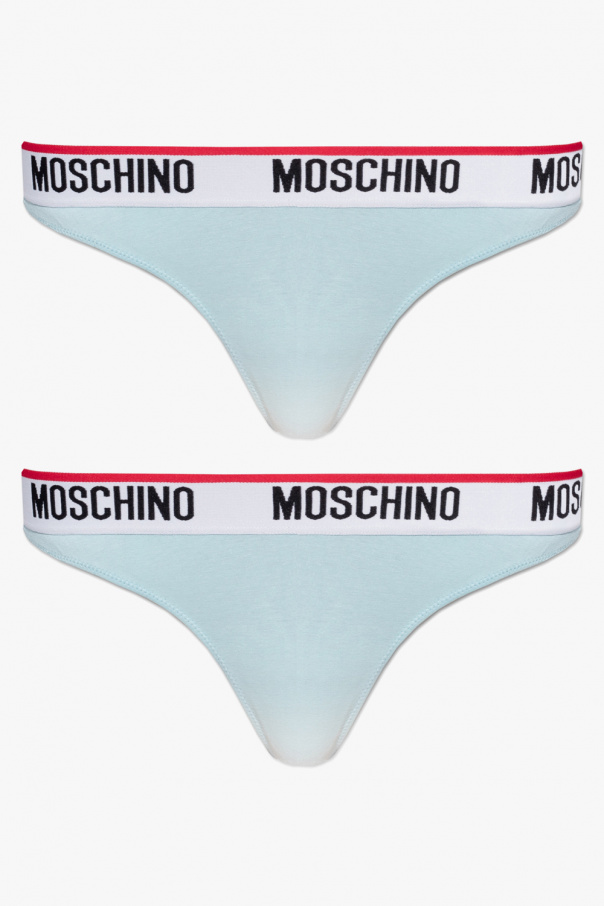 Moschino Branded thong two-pack