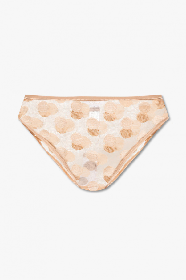 Eres Briefs with polka dot pattern
