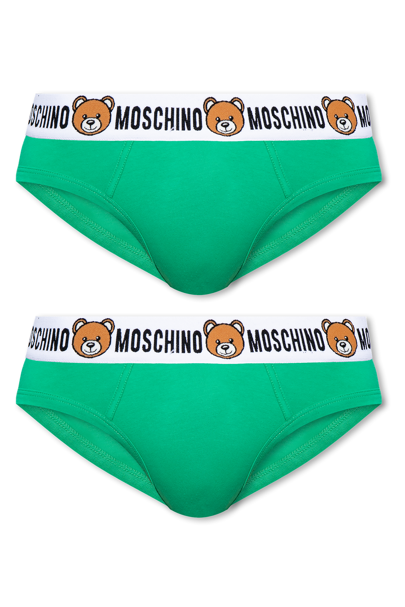 Green Briefs 2-pack Moschino - IetpShops Italy