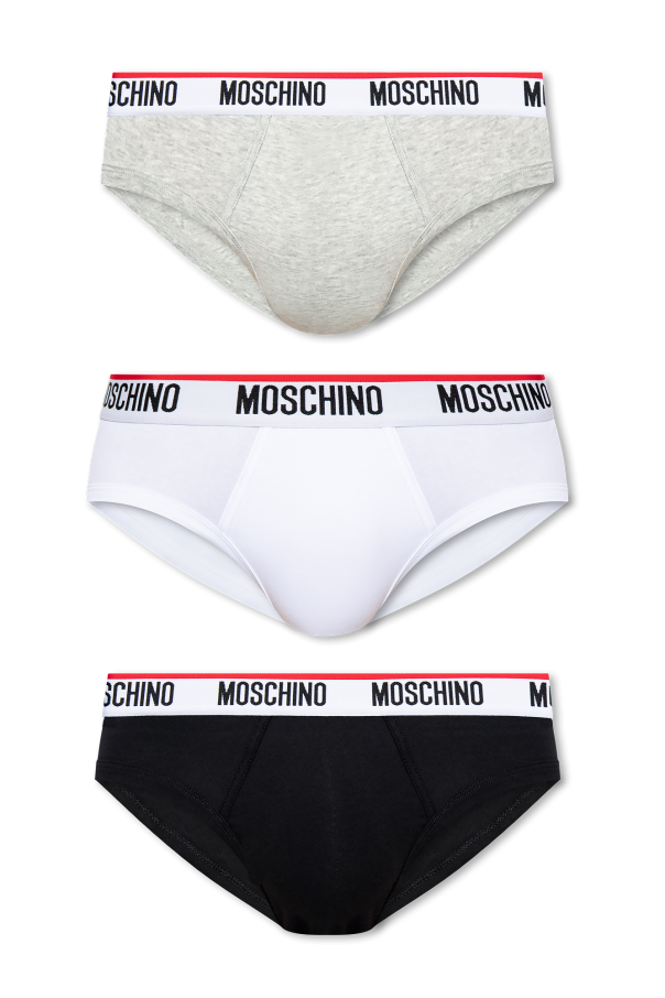 Moschino Trójpak slipów z logo