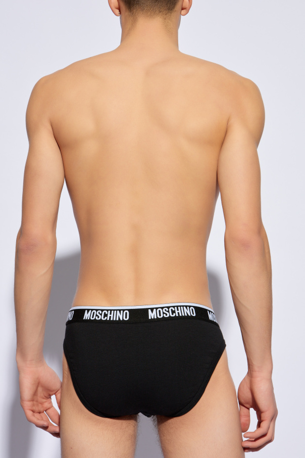 Moschino Two-pack of briefs with logo