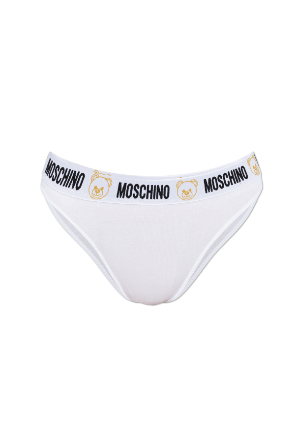 Moschino Logo Thongs