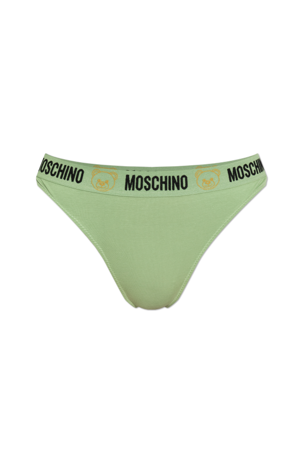 Moschino Logo thongs