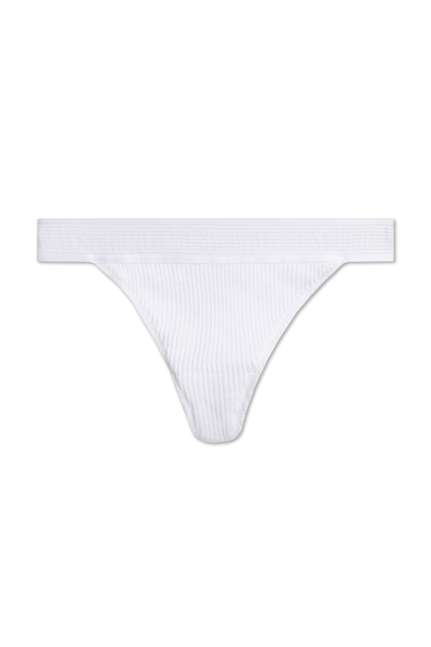 Moschino Logo Thongs