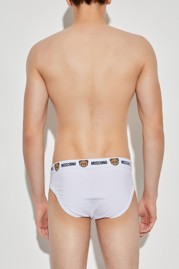 Moschino 2er-Pack Slips mit Logo