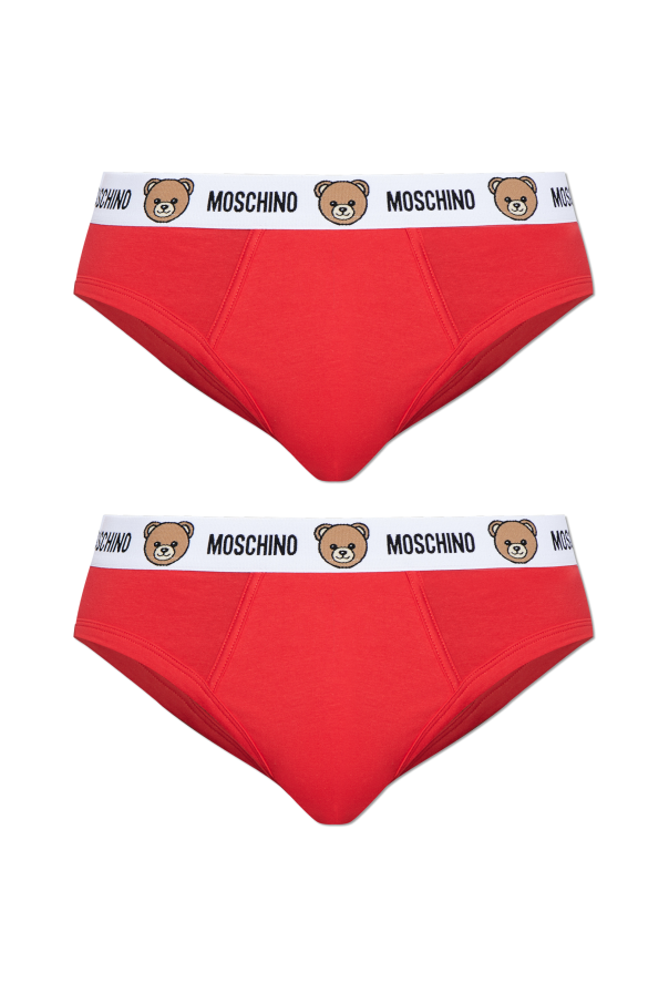 Two-pack of briefs with logo, zdjęcie 1 Two-pack of briefs with logo od Moschino