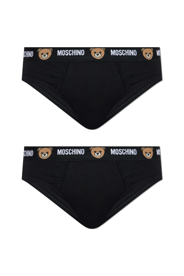 Two-pack of briefs with logo, zdjęcie 1 Two-pack of briefs with logo od Moschino