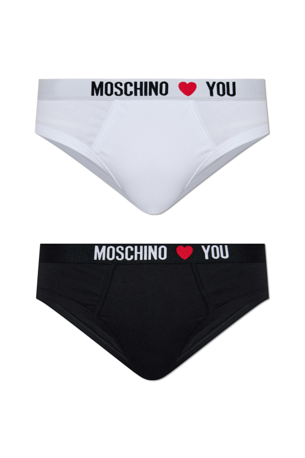 2-pack of briefs with logo, zdjęcie 1 2-pack of briefs with logo od Moschino