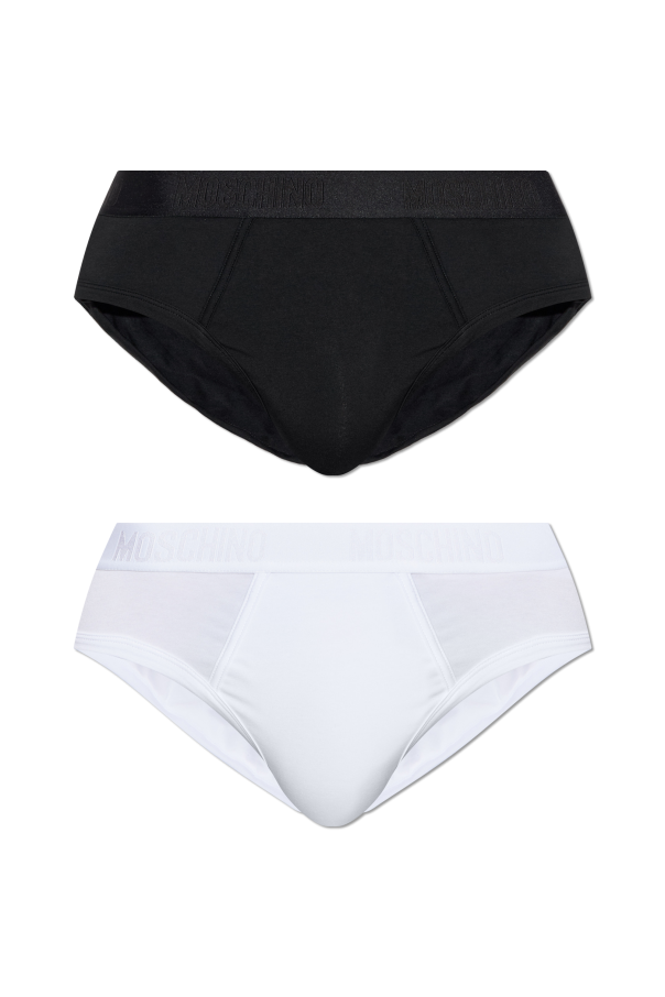 Two-pack of briefs with logo, zdjęcie 1 Two-pack of briefs with logo od Moschino
