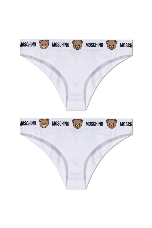 Two-pack of figs with logo od Moschino