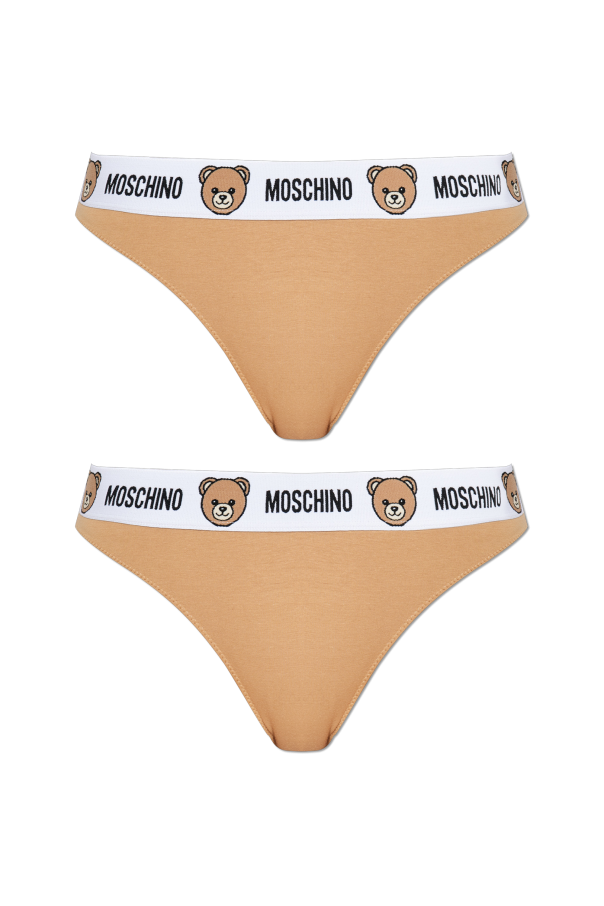 Two-pack of figs with logo od Moschino
