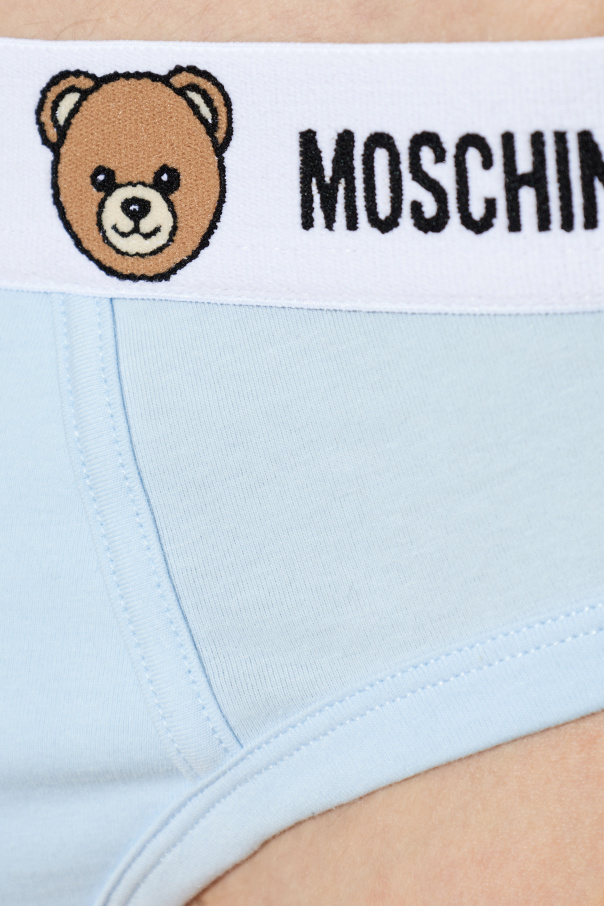 Moschino Pack doble de slips de algodón