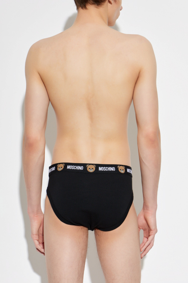 Moschino Pack doble de slips de algodón