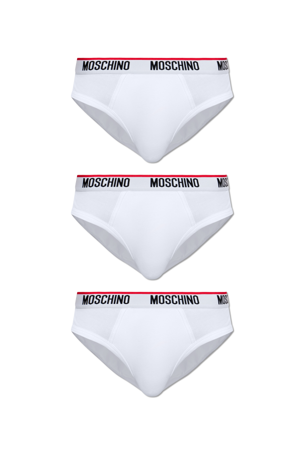 Three-pack of cotton briefs od Moschino