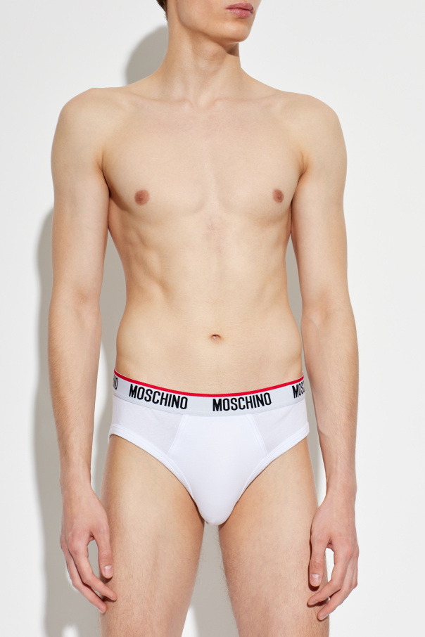 Moschino Pack de tres slips de algodón