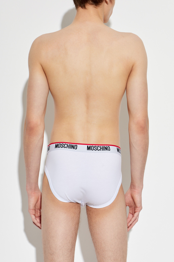 Moschino Pack de tres slips de algodón
