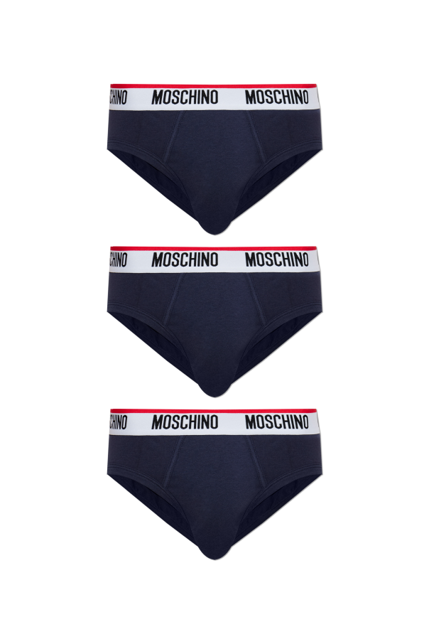 Three-pack of cotton briefs od Moschino