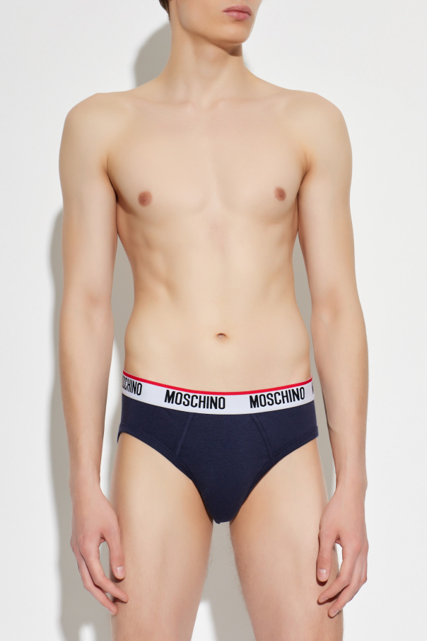 Moschino Pack de tres slips de algodón