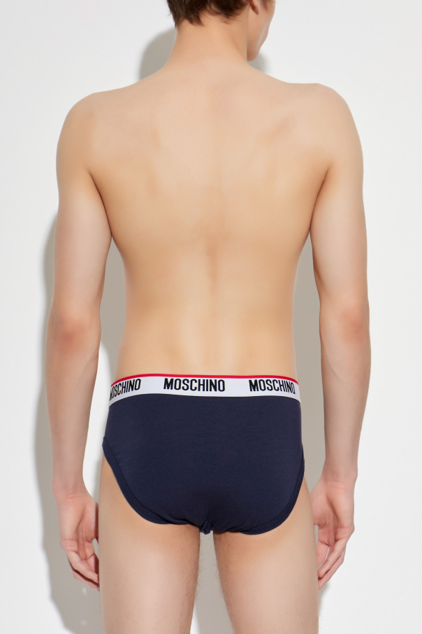 Moschino Pack de tres slips de algodón